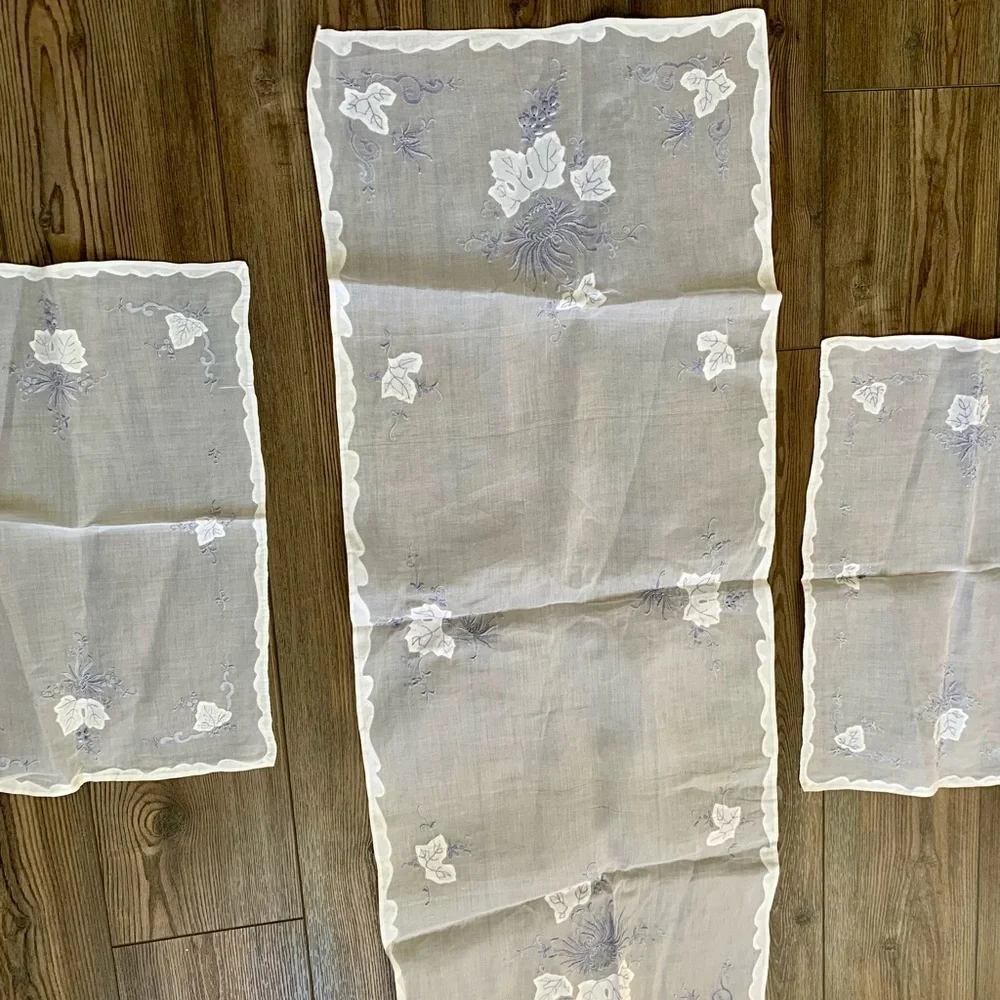 The Elegant Placemats And Runner Set